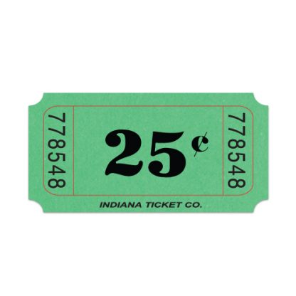 Roll-Tickets-Twenty-Five-Cents-Green