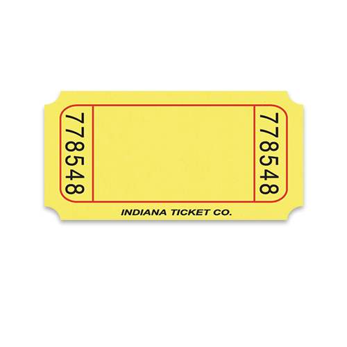 personalized ticket rolls